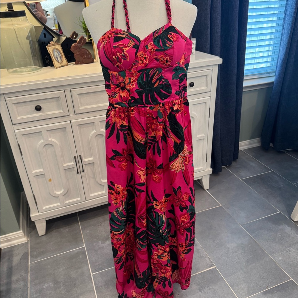 Floral Pink Jumpsuit